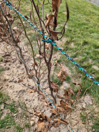 Antislipdraad 4mm – zwart/groen – 344m – polyethyleen met knoopjes