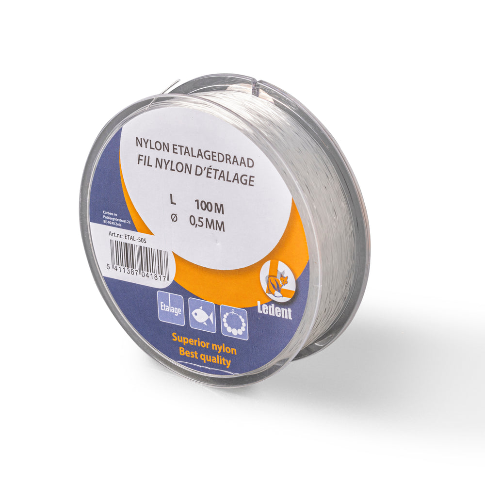 Nylon Etalagedraad 1 mm – Transparant & Sterk Ophangdraad
