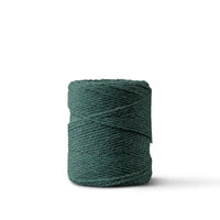 Macramétouw 1mm – green velvet – 65m – dubbel gedraaid gerecycled katoen