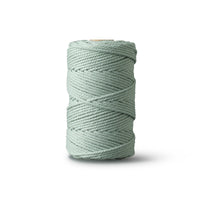 Macramétouw 2mm – eucalyptus – 70m – dubbel gedraaid gerecycled katoen