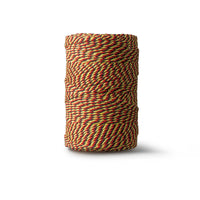 Katoentouw 1,5mm – tricolor – 150m – dubbel gedraaid gerecycled katoen