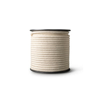 Gevlochten katoentouw 10mm – naturel – 100m – gerecycled natuurlijk katoen