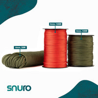 Polyester rope 3mm – red – 100m – weather-resistant and durable