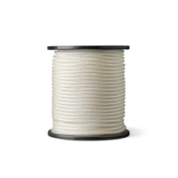 Corde en nylon 4 mm – blanche – 100 m – cordon tressé en polyamide