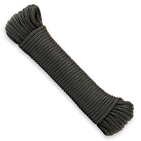 Nylontouw 4mm – zwart – 20m – gevlochten polyamide koord