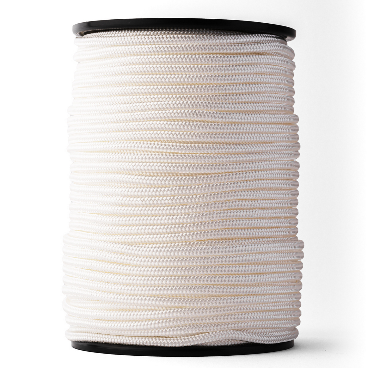 Nylon rope 5mm - white - 100m - braided polyamide cord – Corbeo