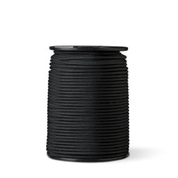 Polypropylene rope 6mm - 100m - black - braided lightweight all-round rope