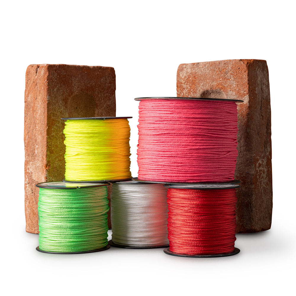 Masonry cord 1,5mm - 70m - fluorescent pink - weatherproof & durable
