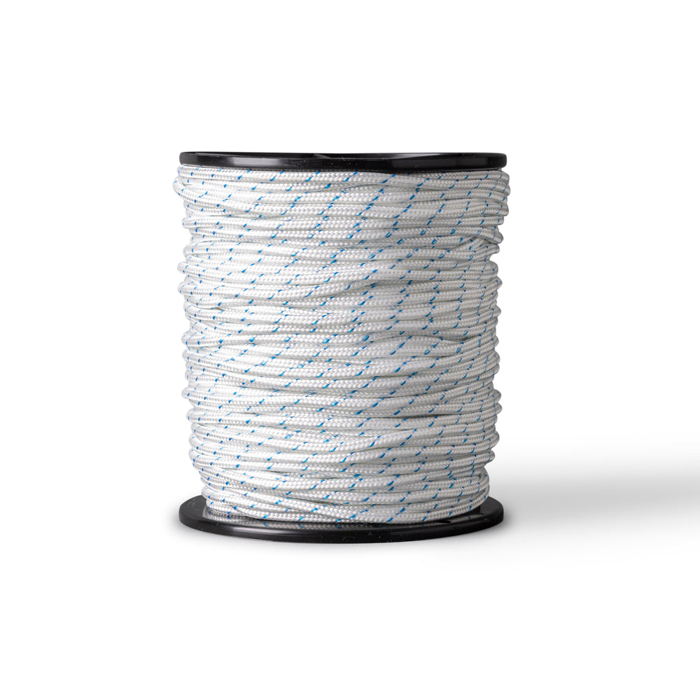 Cordon de démarrage en polyester 5 mm - 100m - cordeau d'amorçage tressé et imprégné