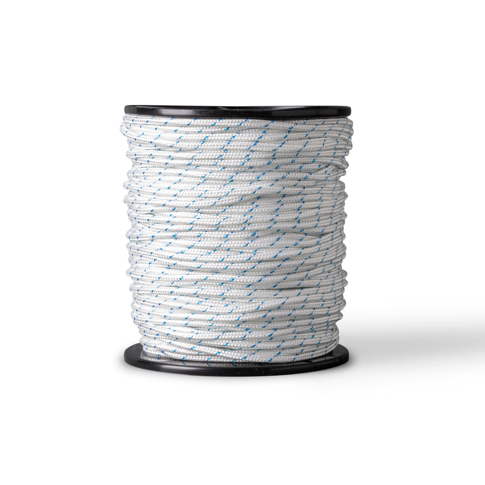 Polyester startkoord 4mm – 100m – gevlochten en geïmpregneerd trekkoord