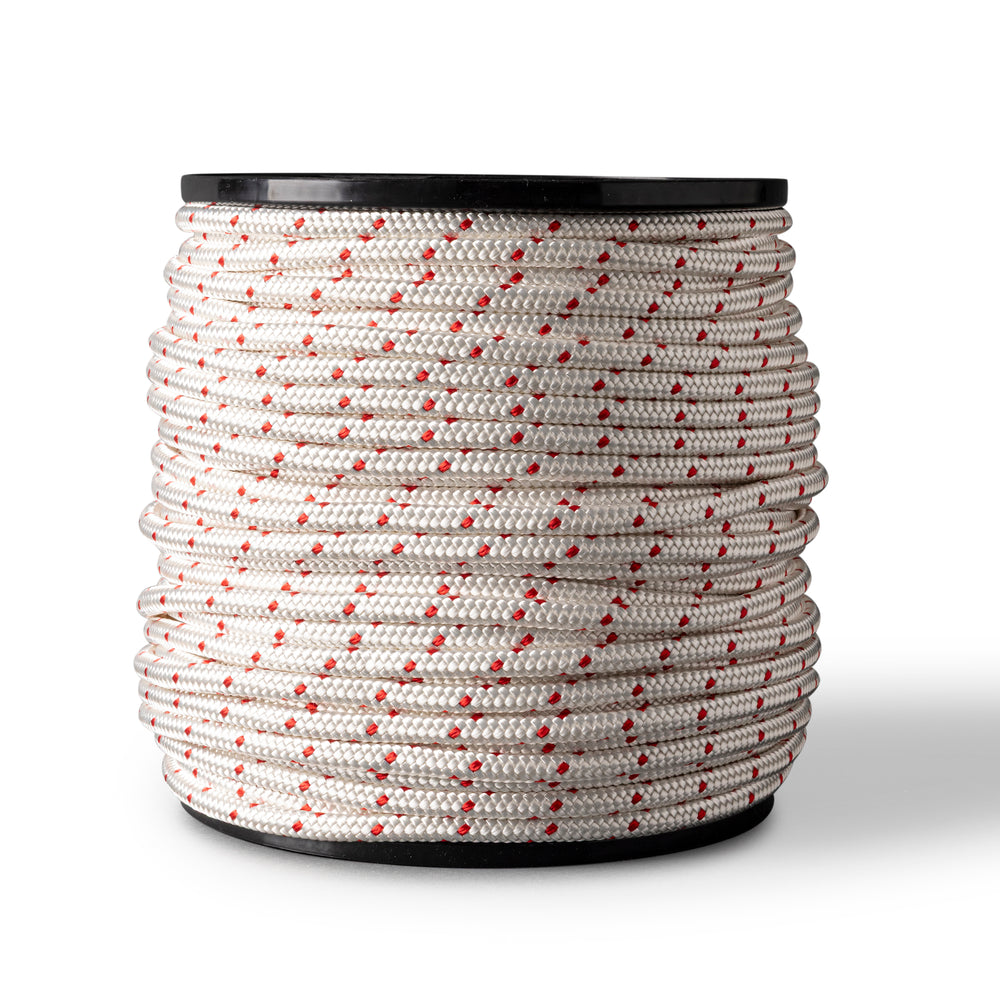 Polyester rope 8mm – 100m – braided moisture-resistant, UV-resistant, and heat-resistant rope