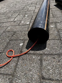 Twisted polypropylene rope 5 mm – 500 meters – orange – on reel