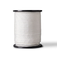 Corde en polypropylène 6mm – 100m – blanche – corde tressée légère polyvalente