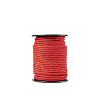 Polypropylene rope 6mm – 50m – mixed colours – braided lightweight all-round rope