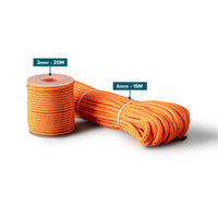 Reflective Polyester Rope 3mm – 20m – conspicuous fluorescent tent rope and camping rope