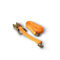 Ratchet strap 3T - 35mm - 6m - 2-piece lashing strap with closed hooks