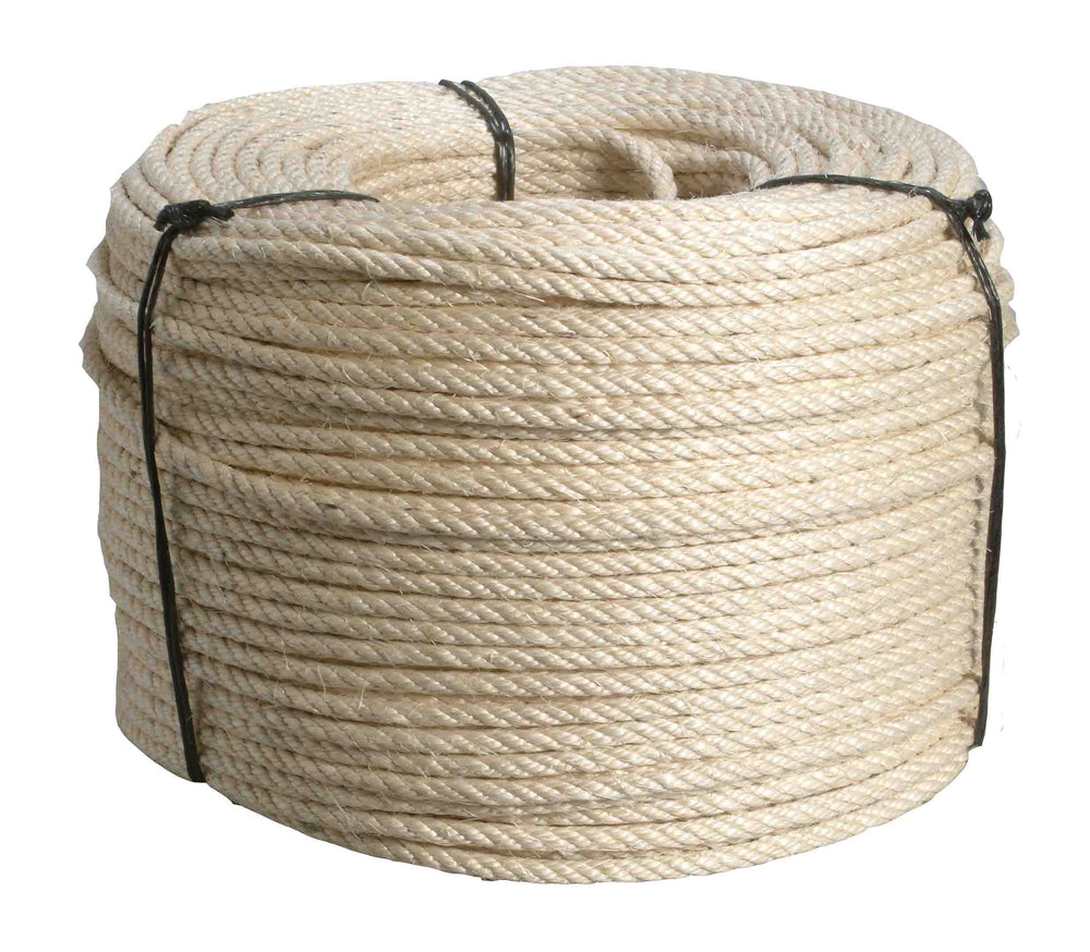 Sisaltouw 16mm - 220m - natuurlijk gedraaid - voor DIY, dieren & re-enactment