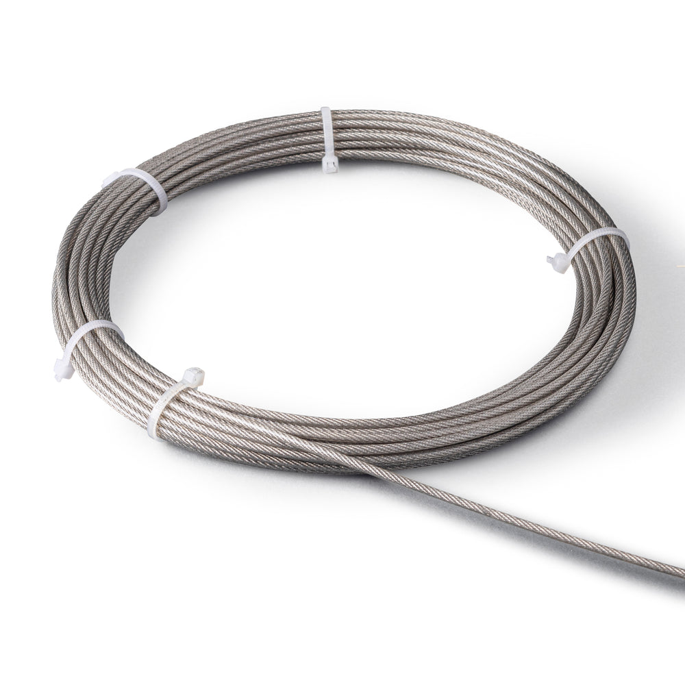 Staalkabel 1,5/2,3mm - 10m - geplastificeerd