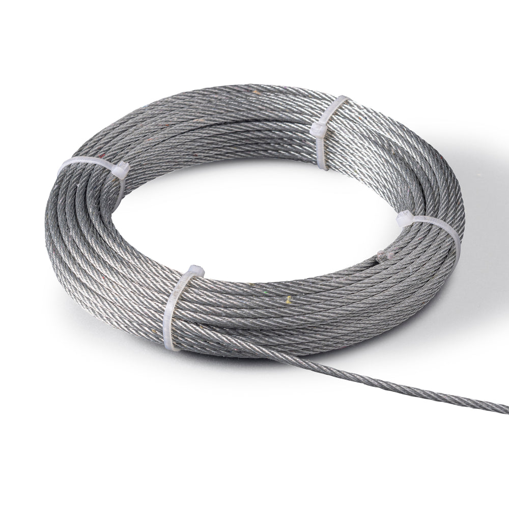 Galvanised steel cable 4mm - 20m
