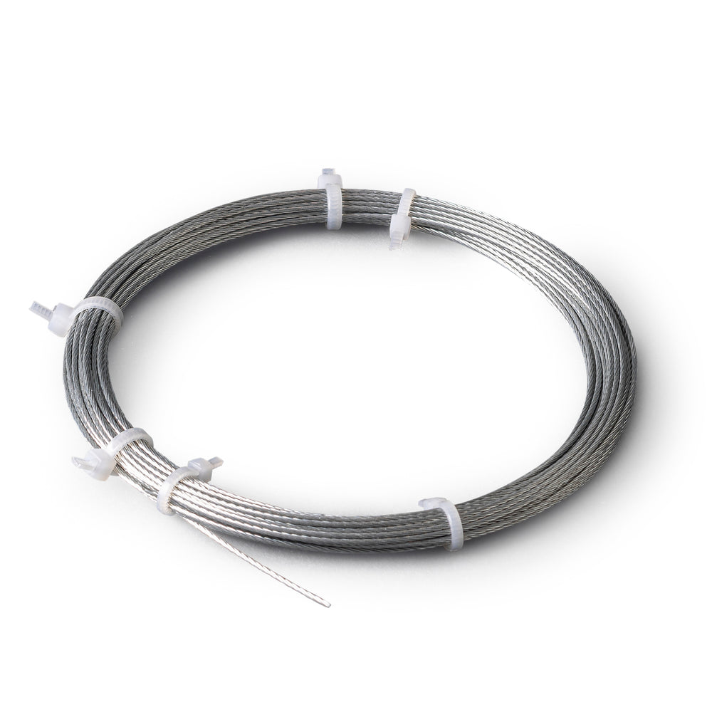 Staalkabel 1 mm – 10 m - gegalvaniseerd