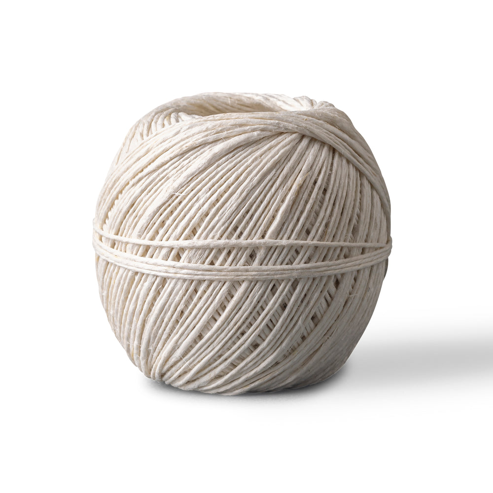 Ficelle de cuisine en lin 1 mm – 90 m – ficelle naturelle de qualité alimentaire fabriquée à partir de lin blanchi