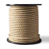 Synthetic flax rope 14mm - 50m - for swings, garden & decoration - natural look