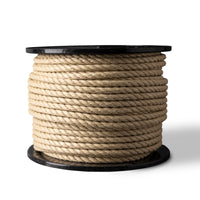 Corde en chanvre synthétique 12 mm – 100 m – pour balançoires, jardin et décoration – aspect naturel