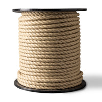 Synthetic flax rope 14mm – 100m – for swings, garden & decoration – natural look