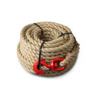 Synthetisch vlastouw 20mm – 25m – met draaibare haak – voor theater, outdoor & decoratie